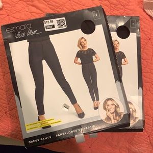 Two pairs of dress pants, size 2